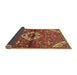 Sideview of Medallion Brown Traditional Rug, tr4370brn