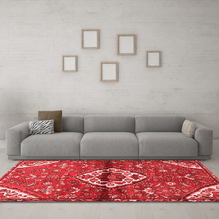 Traditional Red Washable Rugs