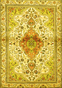 Persian Yellow Traditional Rug, tr4371yw