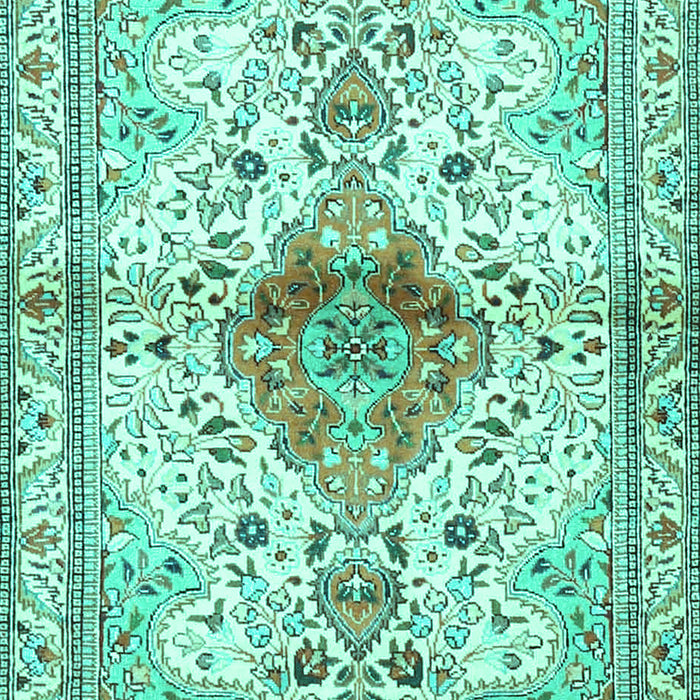 Persian Turquoise Traditional Rug, tr4371turq