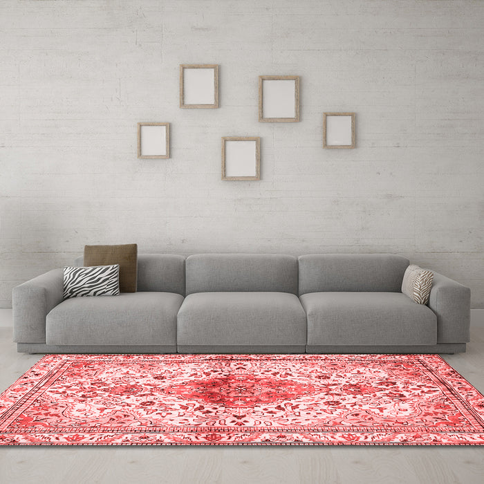 Traditional Red Washable Rugs