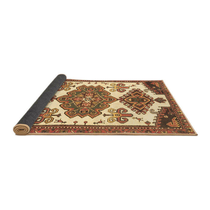 Sideview of Persian Brown Traditional Rug, tr4372brn