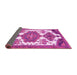 Sideview of Persian Pink Traditional Rug, tr4372pnk