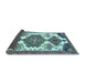 Sideview of Persian Light Blue Traditional Rug, tr4372lblu
