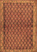 Machine Washable Persian Brown Traditional Rug, wshtr4373brn