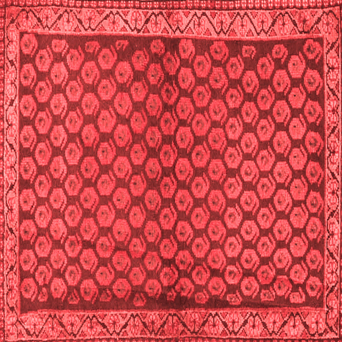 Machine Washable Persian Red Traditional Rug, wshtr4373red