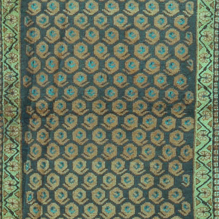 Machine Washable Persian Turquoise Traditional Area Rugs, wshtr4373turq