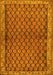 Machine Washable Persian Yellow Traditional Rug, wshtr4373yw