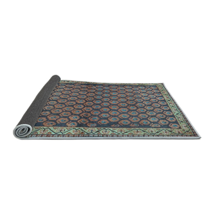 Sideview of Persian Light Blue Traditional Rug, tr4373lblu