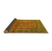 Sideview of Persian Yellow Traditional Rug, tr4374yw