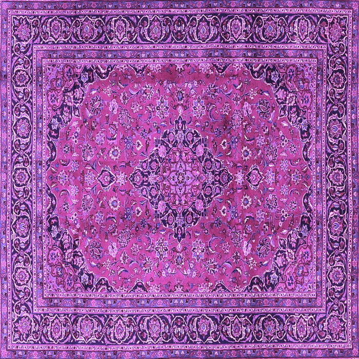 Square Persian Purple Traditional Rug, tr4374pur