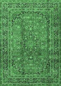 Persian Emerald Green Traditional Rug, tr4374emgrn