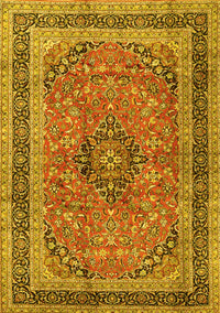 Persian Yellow Traditional Rug, tr4375yw