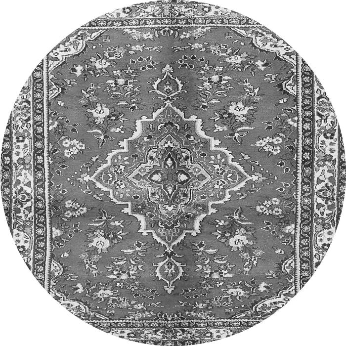 Square Persian Gray Traditional Rug, tr4376gry