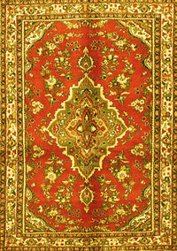Persian Yellow Traditional Rug, tr4376yw
