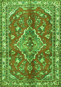 Persian Green Traditional Rug, tr4376grn