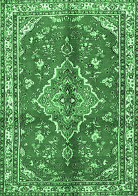 Persian Emerald Green Traditional Rug, tr4376emgrn