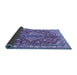 Sideview of Persian Blue Traditional Rug, tr4376blu