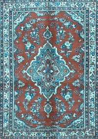Persian Light Blue Traditional Rug, tr4376lblu