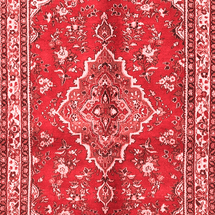 Machine Washable Persian Red Traditional Rug, wshtr4376red