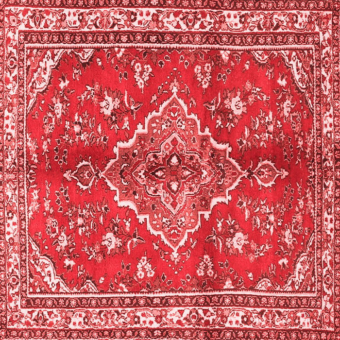 Machine Washable Persian Red Traditional Rug, wshtr4376red