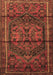 Machine Washable Persian Brown Traditional Rug, wshtr4377brn