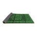 Sideview of Persian Emerald Green Traditional Rug, tr4377emgrn