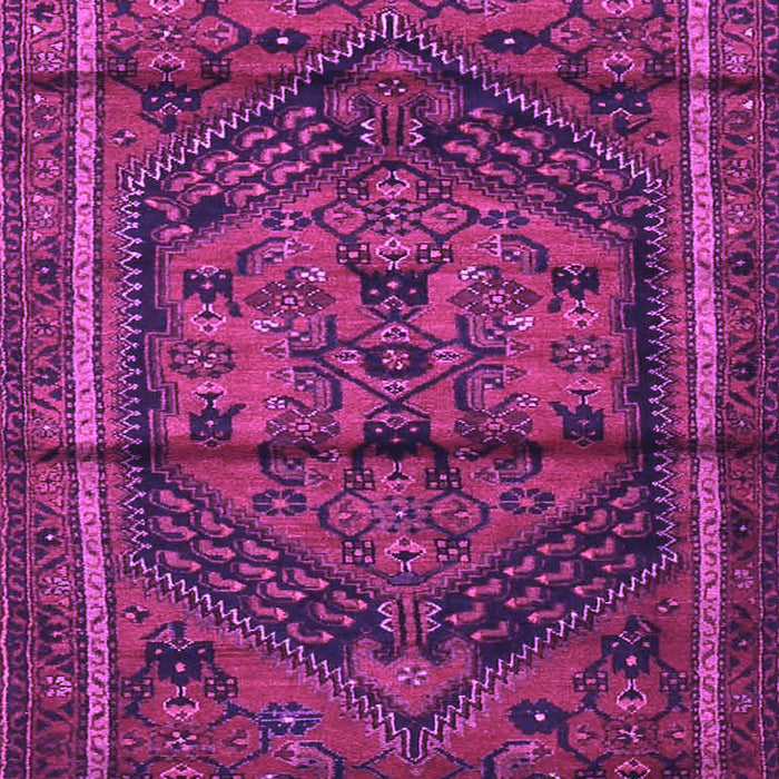 Machine Washable Persian Purple Traditional Area Rugs, wshtr4377pur