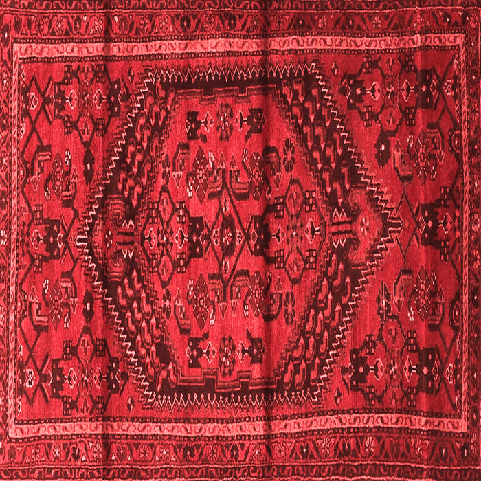 Machine Washable Persian Red Traditional Rug, wshtr4377red