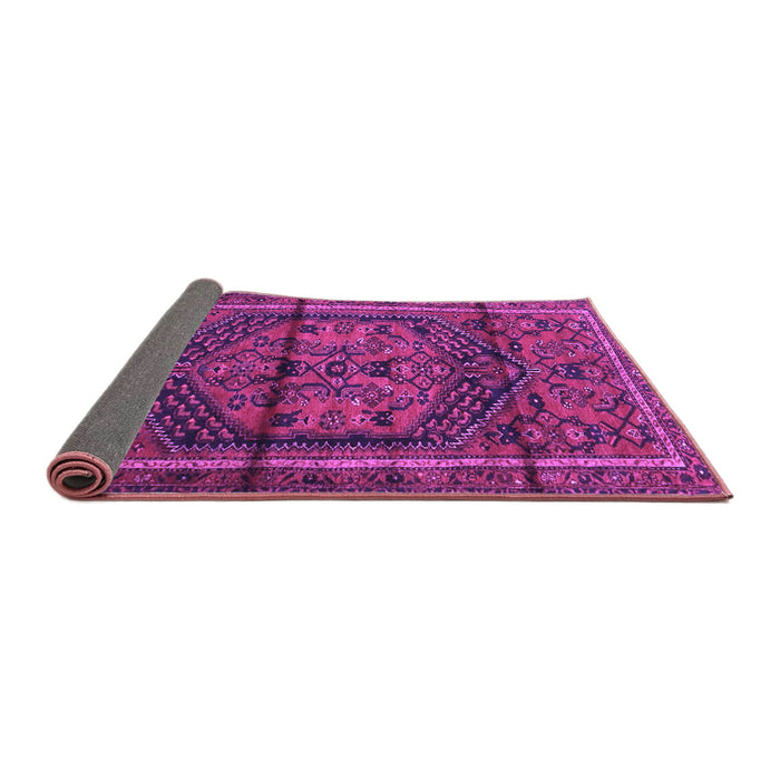 Sideview of Persian Purple Traditional Rug, tr4377pur