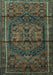 Persian Turquoise Traditional Rug, tr4377turq