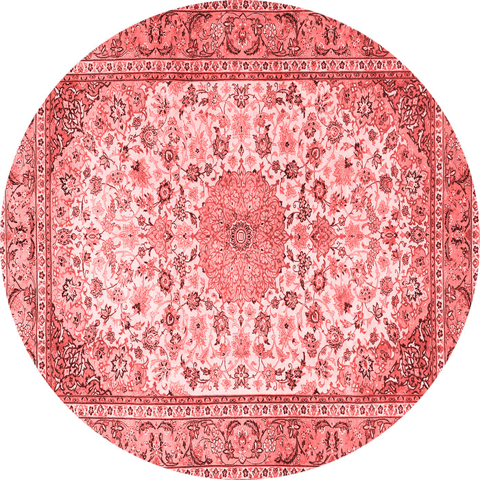 Medallion Red Traditional Rug, tr4378red