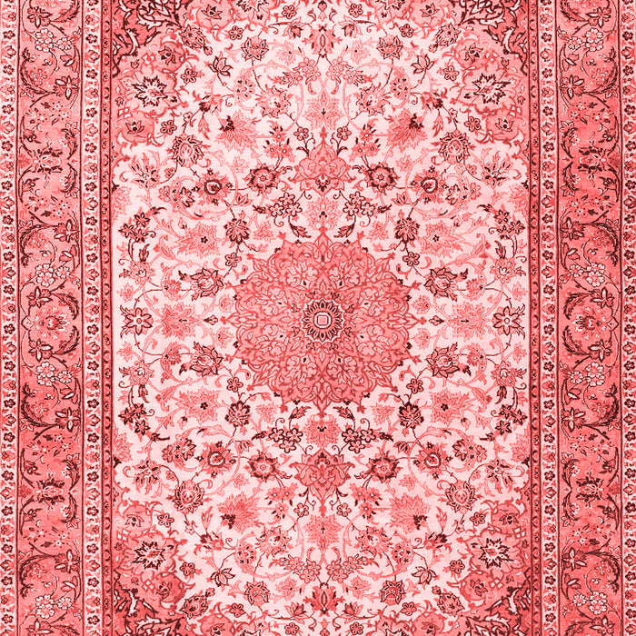 Medallion Red Traditional Area Rugs