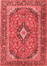Medallion Red Traditional Area Rugs