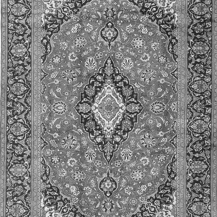 Medallion Gray Traditional Rug, tr4379gry
