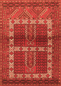 Southwestern Orange Country Rug, tr437org