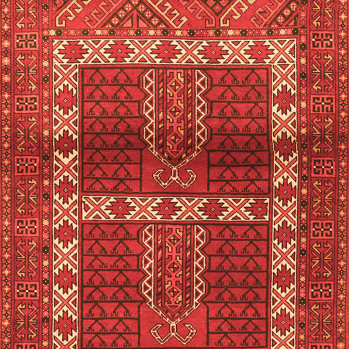 Southwestern Orange Country Rug, tr437org