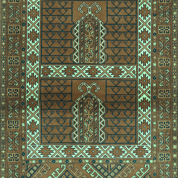 Southwestern Turquoise Country Rug, tr437turq