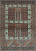 Southwestern Light Blue Country Rug, tr437lblu