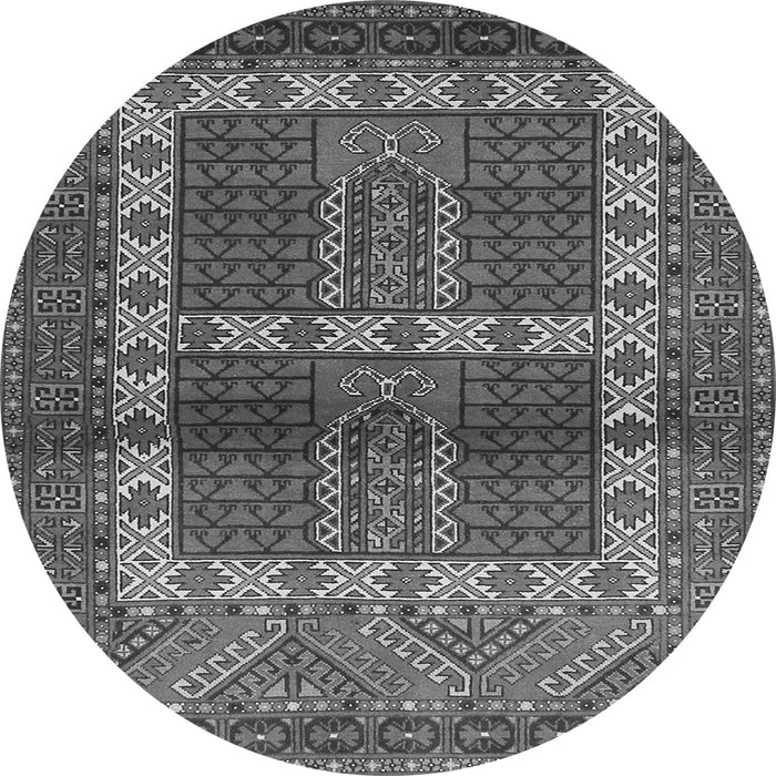 Machine Washable Southwestern Gray Country Rug, wshtr437gry