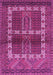 Southwestern Purple Country Rug, tr437pur