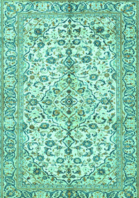 Persian Turquoise Traditional Rug, tr4380turq