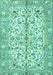 Persian Turquoise Traditional Rug, tr4380turq