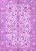 Machine Washable Persian Purple Traditional Area Rugs, wshtr4380pur
