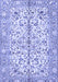 Machine Washable Persian Blue Traditional Rug, wshtr4380blu