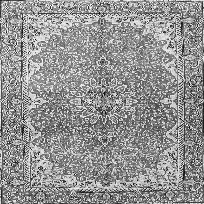 Serging Thickness of Persian Gray Traditional Rug, tr4381gry