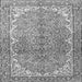 Serging Thickness of Persian Gray Traditional Rug, tr4381gry
