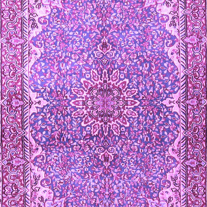 Machine Washable Persian Purple Traditional Area Rugs, wshtr4381pur