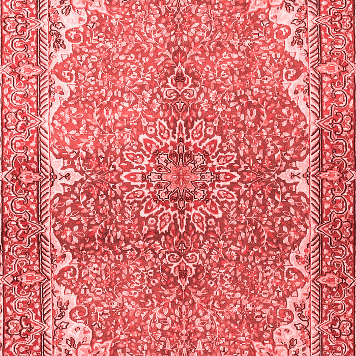 Machine Washable Persian Red Traditional Rug, wshtr4381red