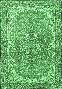 Persian Emerald Green Traditional Rug, tr4381emgrn